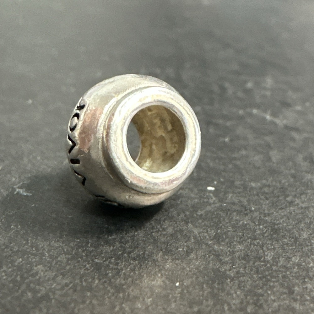 SURVIVOR Sterling Silver Charm Spacer for Necklace or Bracelet #19 - Picture 6 of 7